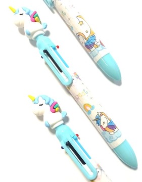 ШАРИКОВАЯ РУЧКА 6 - РАЗНОЦВЕТНАЯ ДЕТСКАЯ МНОГОЦВЕТНАЯ МНОГОЦВЕТНАЯ ЕДИНОРОГ 6В1