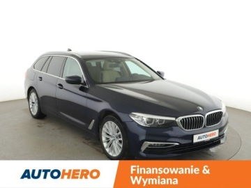 BMW Seria 5 G30-G31 Touring 520d 190KM 2019 BMW 520 Automat Luxury Line Nawigacja Tempomat, zdjęcie 9