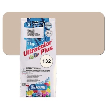 Fuga elastyczna MAPEI Ultracolor Plus 132 Beż 2kg / op. (6013228A)