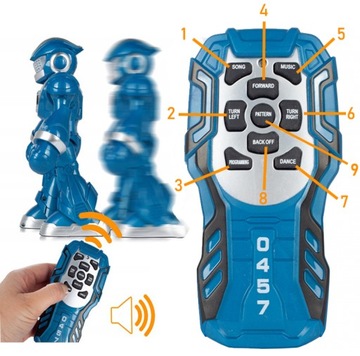 ROBOT ZDALNIE STEROWANY R/C na pilota DO PROGRAMOWANIA TAŃCZY ŚPIEWA ŚWIECI