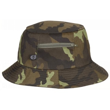 Kapelusz Turystyczny Wędkarski MFH Kieszonki Tradycyjny Woodland 59 +Gratis