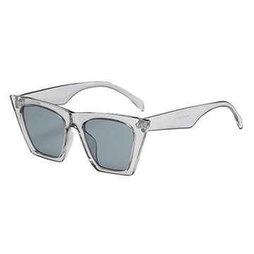 Damskie męskie lustrzane okulary przeciwsłoneczne 400 srebrne