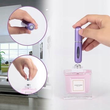 4x флакон для духов с распылителем по 5 мл