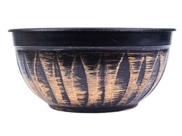 ЦВЕТОЧНЫЙ ГОРШОК, УКРАШЕННЫЙ НАГОЛЖЕНИЕ ДЛЯ КЛАДБИЩА, 22 см