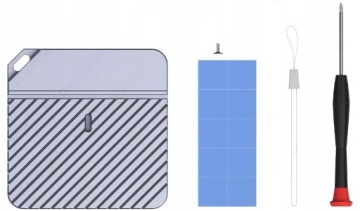 Корпус для накопителя NVME SSD M2 PCIe 2230 USB-C 10 ГБ/с COOLING 2230