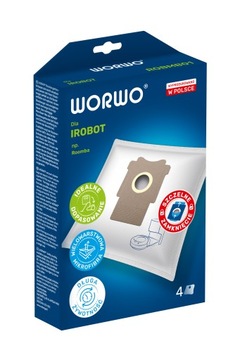 12 мешков WORWO для iRobot Roomba Clean Base i3+ i4+ i5+ i7+ j7+ s9+