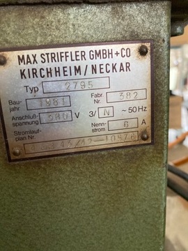 СТАНОК ДЛЯ СВЕРЛЕНИЯ ОТВЕРСТИЙ ДЛЯ ДВЕРНЫХ РУЧОК MAX STRIFFLER 2795