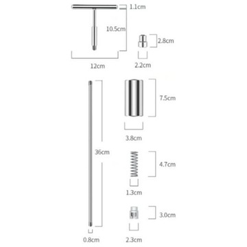 Набор для удаления вмятин для удаления вмятин на кузове с помощью грибного молотка.
