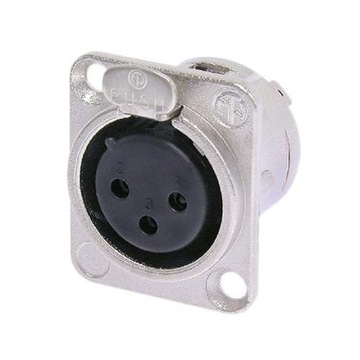 Neutrik NC3FD-L-1 gniazdo tablicowe żeńskie XLR