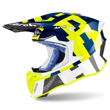 KASK AIROH TWIST 2.0 FRAME BLUE GLOSS S