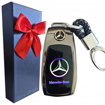 ZAPALNICZKA MERCEDES PLAZMOWA RGB BRELOK DO KLUCZY ZAWIESZKA MERCEDES