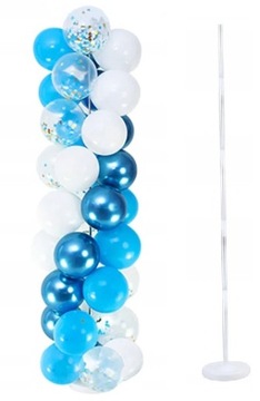 Stojak Stelaż Kolumna Stojąca na Balony Urodziny Wesele Komunia 30-150cm