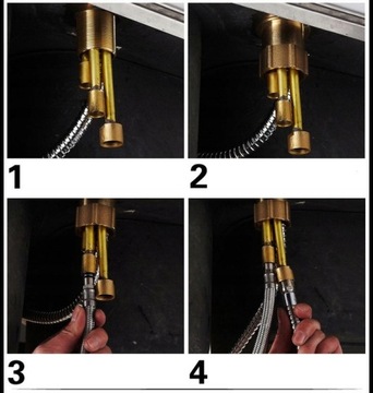 SNAKE BLACK KITCHEN смеситель с выдвижным изливом