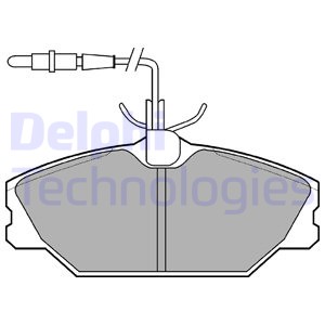 Klocki hamulcowe LP788 DELPHI RENAULT'90-
