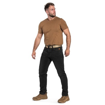 Spodnie bojówki taktyczne Pentagon Rogue Jeans - Czarne 38/34