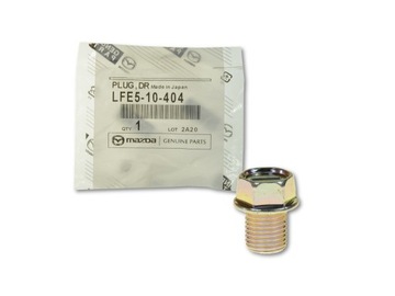 KOREK SPUSTOWY OLEJU LFE5-10-404 ORYGINAŁ MAZDA