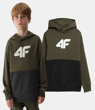 СПОРТИВНАЯ ТОЛСТОВКА С КАПЮШОНОМ ДЛЯ МАЛЬЧИКОВ 4F