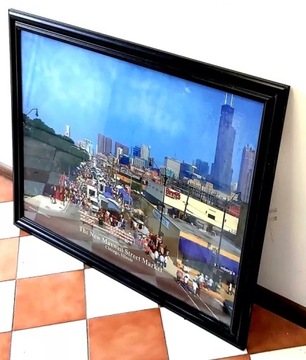 OBRAZ MIASTO 90X70