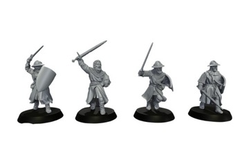 Medieval Sergeants with Swords - 1 szt.
