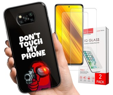 ETUI DO XIAOMI POCO X3 X3 PRO WZORY + SZKŁO