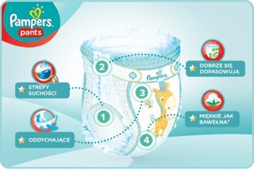 Подгузники PAMPERS PANTS 7 Подгузники PANTSY 38 шт.