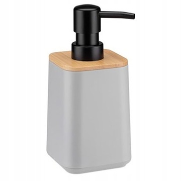 DOZOWNIK NA MYDŁO w płynie płynu do naczyń 350 ml LOFT szary DUŻY solidny