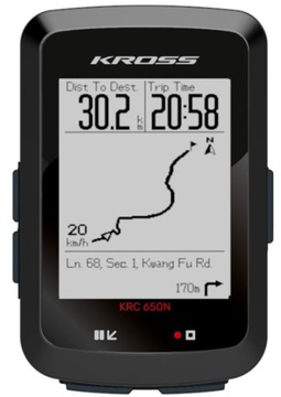 Kross krc 650 navi komputer - licznik rowerowy z gps