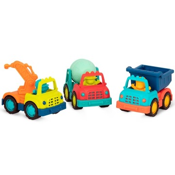 Zestaw autek z kierowcą Wonder Wheels B.Toys