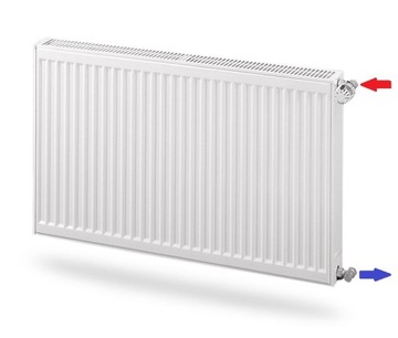 Grzejnik stalowo-panelowy Kermi 2333 W 1400 x 600 x 100 podłączenie boczne