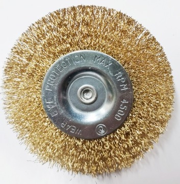 Дисковая дрель-щетка 63мм латунь C4315
