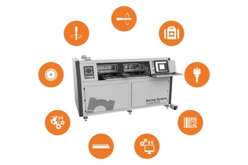 Многошпиндельный сверлильный станок с ЧПУ MAGGI 1200 EVO + электрошпиндель + шар