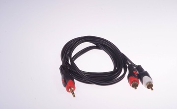 КАБЕЛЬ MINI JACK d 2x RCA CHINCH 3M STEREO GOLD