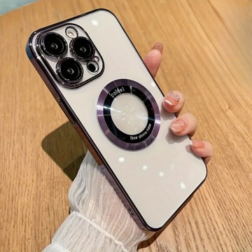 Magnetyczne Etui Z Nadrukiem Graficznym Na Telefon IPhone 15 14 13 12 11 X