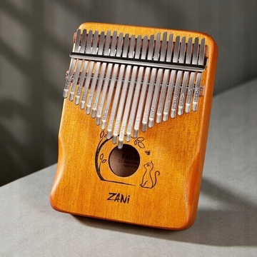 Kalimba 17/21 клавиша Профессиональное пианино с большим пальцем