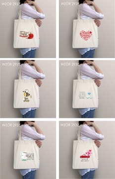 Эко-сумка с принтом ПОДАРОК ​​на ДЕНЬ ВАЛЕНТИНА