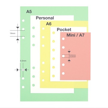 Дырокол Rapesco на 6 отверстий формата А5.