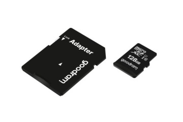 КАРТА ПАМЯТИ GOODRAM ДЛЯ ТЕЛЕФОНА С КАМЕРОЙ, ЭФФЕКТИВНЫЙ АДАПТЕР MICROSD 128 ГБ SD