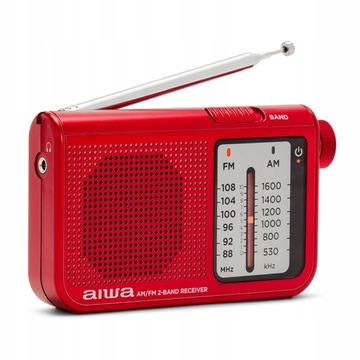 RADIO KIESZONKOWE BATERYJNE MAŁE AM FM GNIAZDO SŁUCHAWKOWE AIWA RS-55RD
