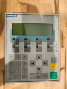 Panel operatorski Siemens 6AV3 607-1JC20-0AX1 SIEMENS OP7 OP 7-DP