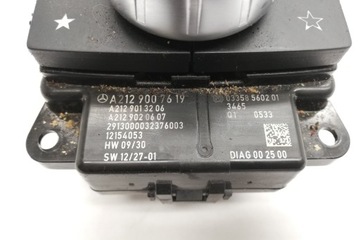 KNOFLÍK ŘÍZENÍ NAVIGACE MERCEDES-BENZ E T-MODEL (S212) A2129007619