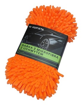 Gąbka z mikrofibrą, z uchwytem