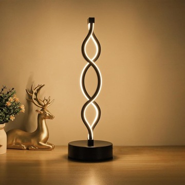 LAMPA STOŁOWA BIURKOWA NOCNA ŚCIEMNIALNA POYO SPIRALNA REGULACJA KOLORÓW