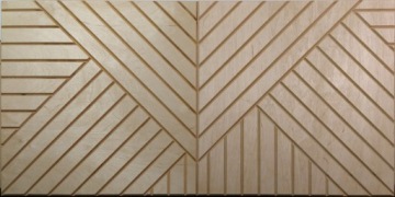 Rombis - 3D деревянная стеновая панель - Слева