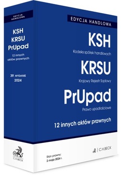 EDYCJA HANDLOWA. Kodeks spółek handlowych. Krajowy Rejestr Sądo 2 maja 2024
