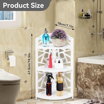 Ажурная 3-х ярусная полка