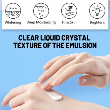 50 г отбеливающего крема с водой Burst Milk, осветляющего кожу