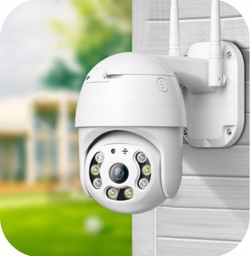WIFI IP УМНАЯ ПОВОРОТНАЯ КАМЕРА FULL HD 2 МП МОНИТОРИНГ 1080p ЗУМ 4-кратное обнаружение