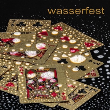 ИГРОВЫЕ КАРТЫ ДЛЯ ПОкера 100% ЗОЛОТОЙ ПЛАСТИК