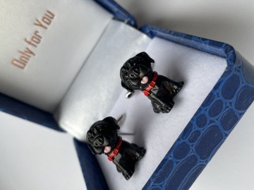 Topowe spinki do mankietów EXC Flaga Polski w Etui na prezent