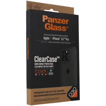 Задние панели Panzerglass для Apple iPhone 15 Pro Max ClearCase, бесцветные, бронированные